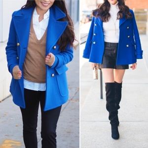 J.Crew double breasted wool Peacoat like new